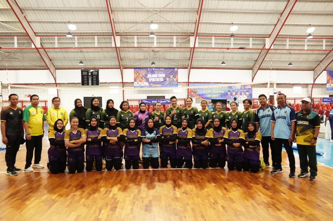Tim Voli Putri Lampung Raih Tiket Final Pornas Korpri 2025, Usai Taklukan Tim Kaltim